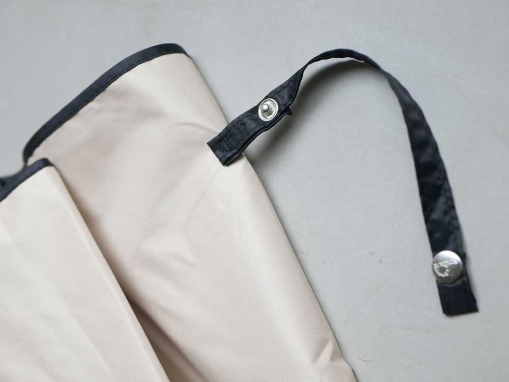 PUパイピングのショルダーバッグ