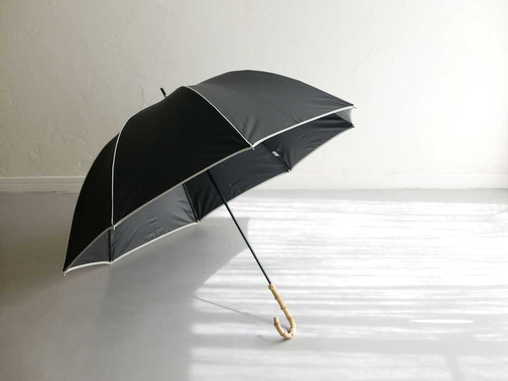 【because/ビコーズ】遮光率100% 晴雨兼用傘/パイピング