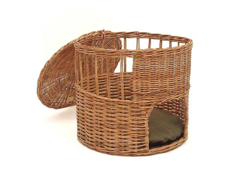 クレエのふた付きバイジアラログねこハウス