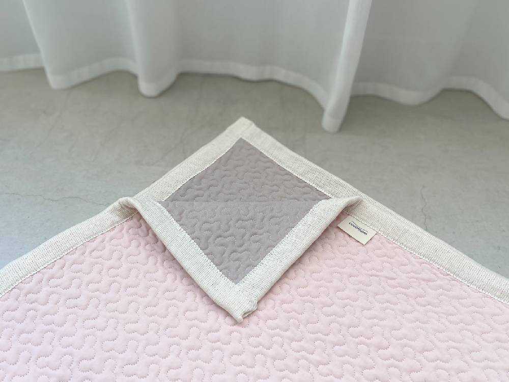 【cocomani/ココマニ】オーガニック×アイスコットン1年中使えるリバーシブル 敷パット（シングル・ダブル兼用）