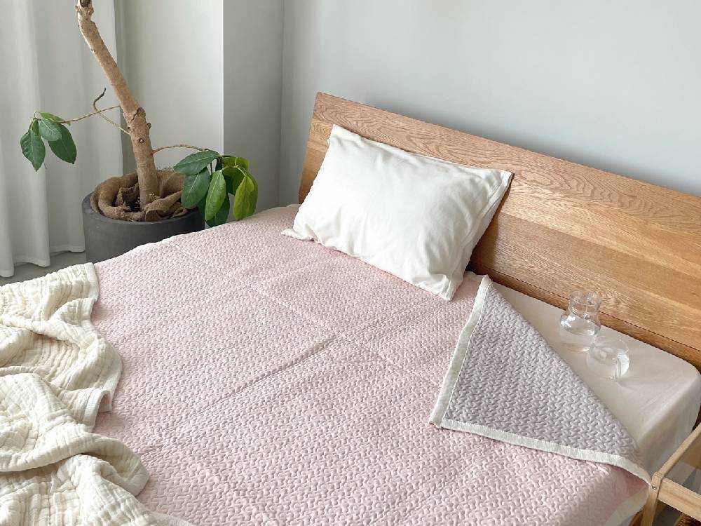 ココマニのオーガニック×アイスコットンリバーシブル敷パッド