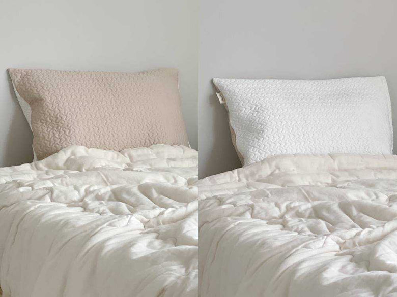 ココマニのリバーシブルオーガニックコットン枕カバー