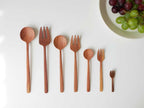 天然木のナチュレカトラリーセットフォークとスプーン