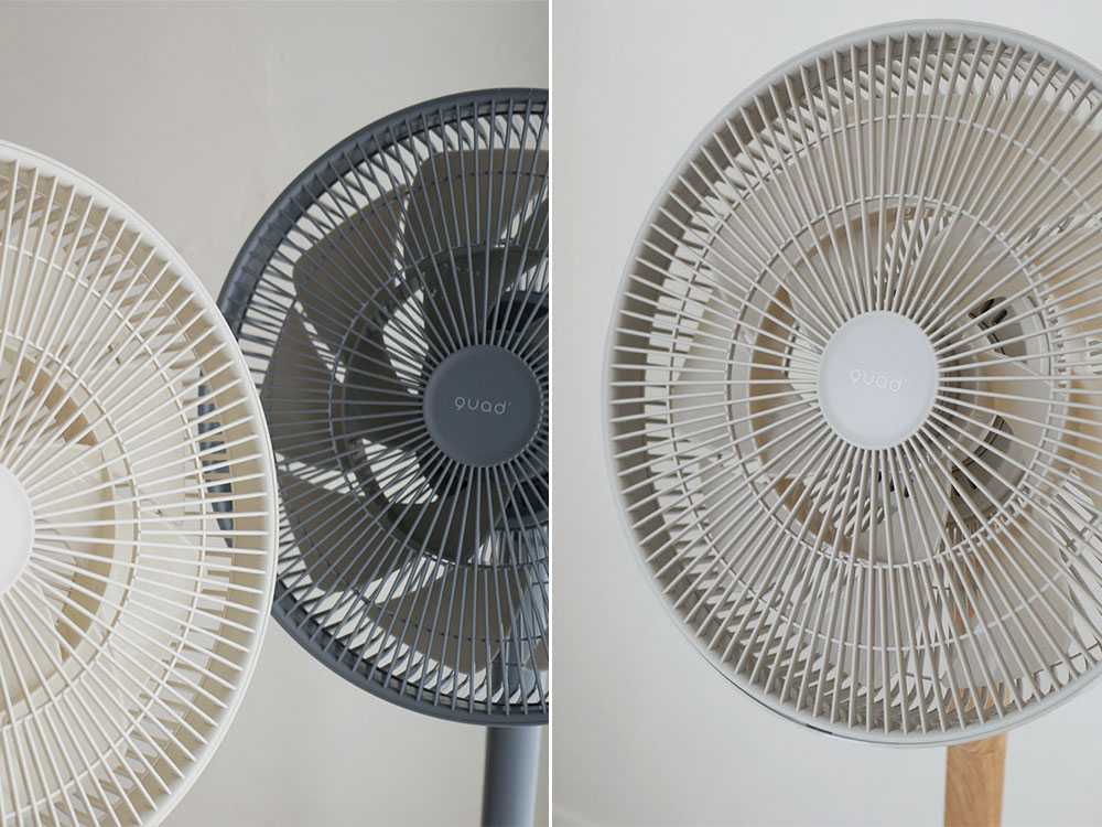 クワッズ SMARTAIR DC銀色サーキュレーターファン