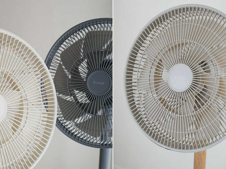 クワッズ SMARTAIR DC銀色サーキュレーターファン