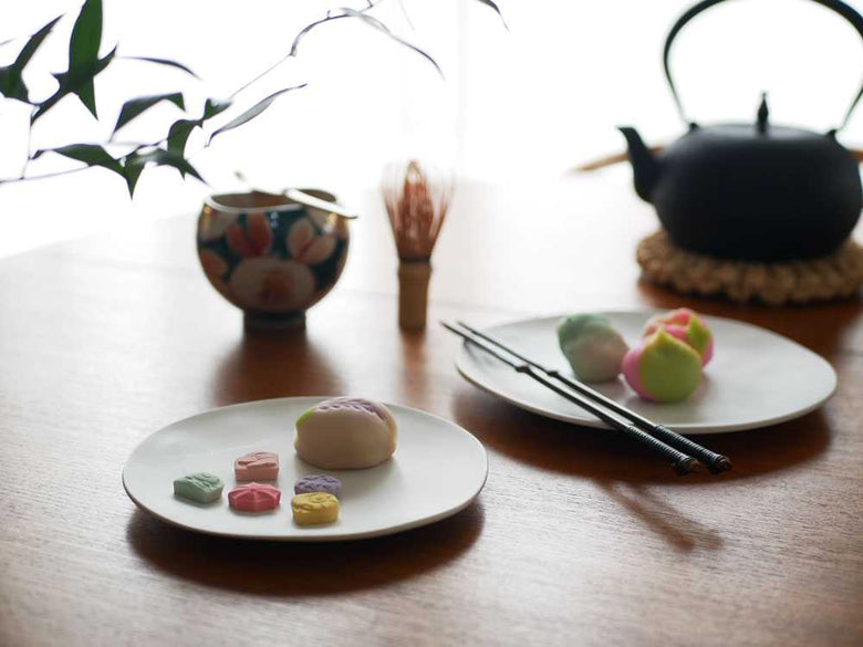 美強皿のディナープレート、サラダプレート、アペタイザープレート、ローボウルのセット