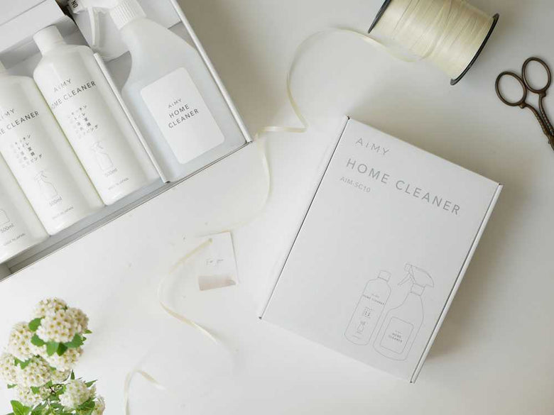 AiMYホームクリーナー500mlボトルと箱