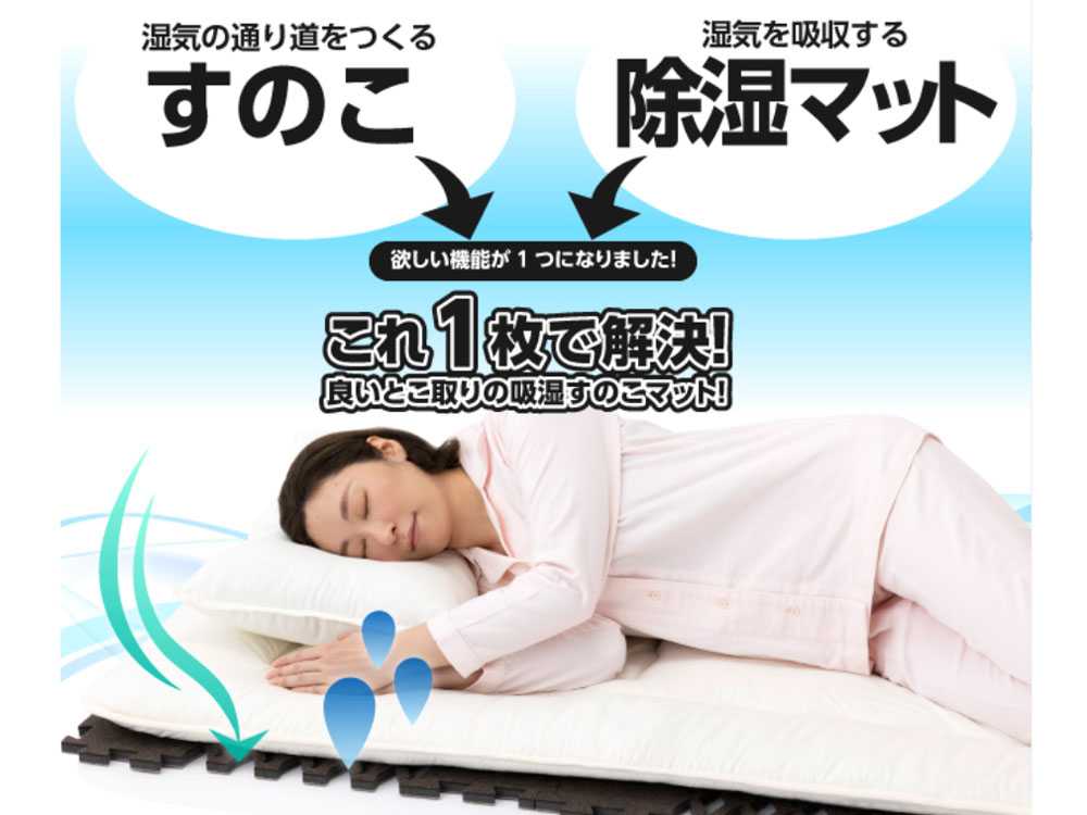 Air Job(R)/エアジョブ】防ダニ・吸湿ブロック型マット｜【公式