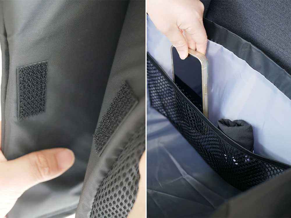 荷物の転落防止!シートボックス腰クッション｜【公式】ひなたライフ