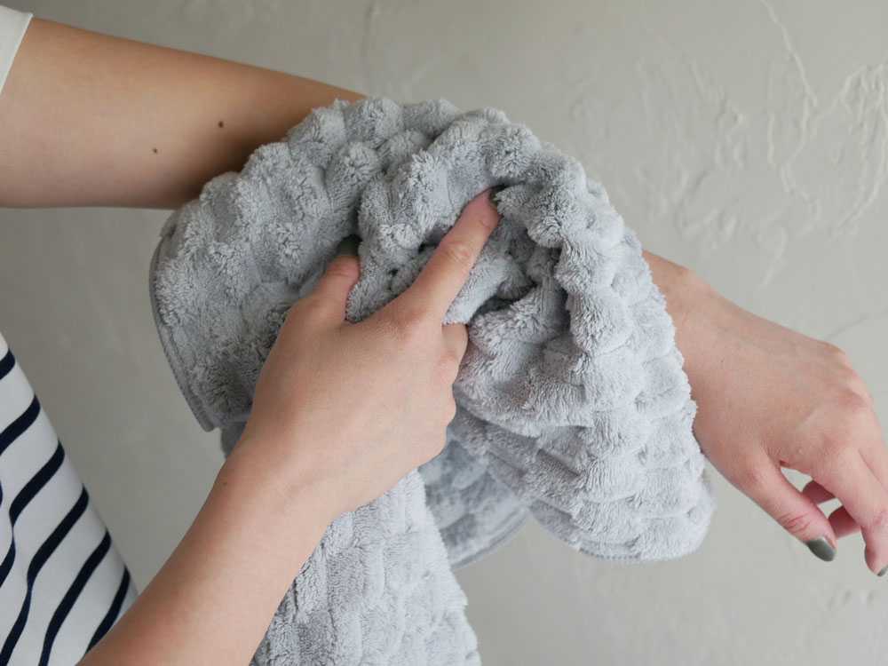 カラリポコのフェイスタオル、ヘアドライタオル、バスタオルのセット