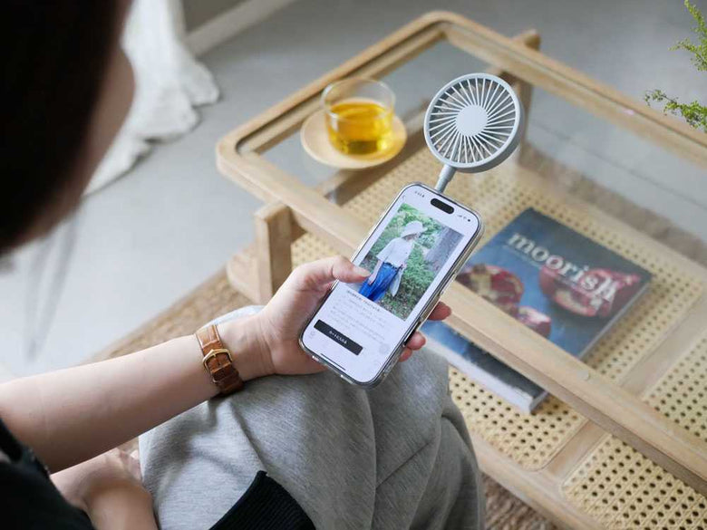 ELAiceエレス アイファンマグ25ポータブルファン