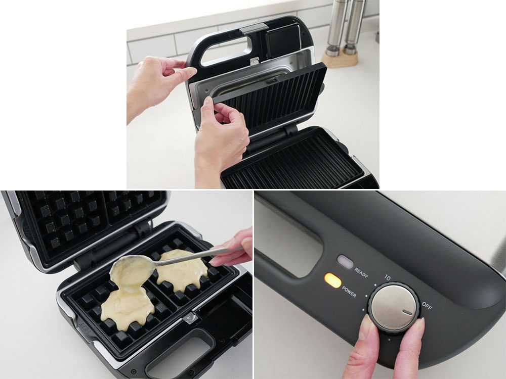 ビタントニオのワッフル＆ホットサンドベーカーと焼きたてパン