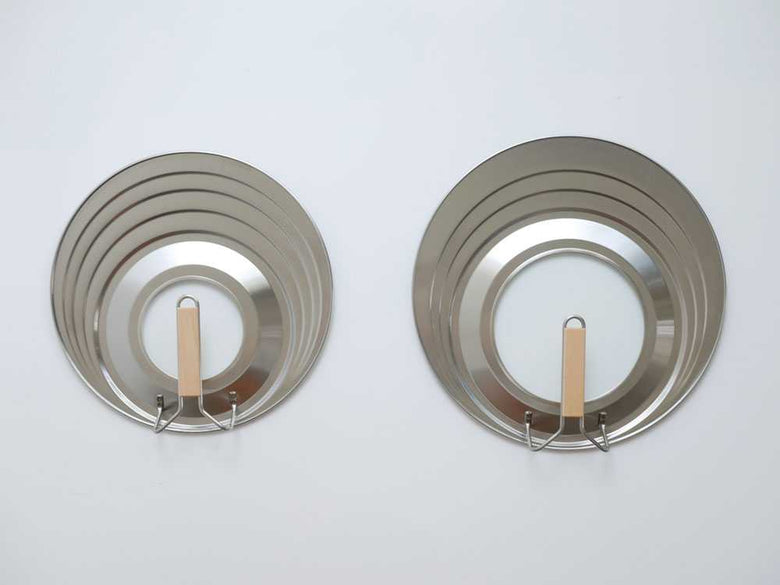 耐熱ガラス付きステンレス製フライパン蓋