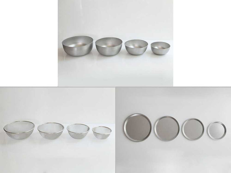 アーネスト製ステンレスボウルとプレートの7点セット
