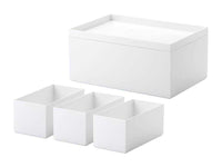 深型5点セット（フタ付き） / ホワイト