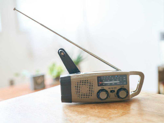 多機能防災カラビナラジオ本体