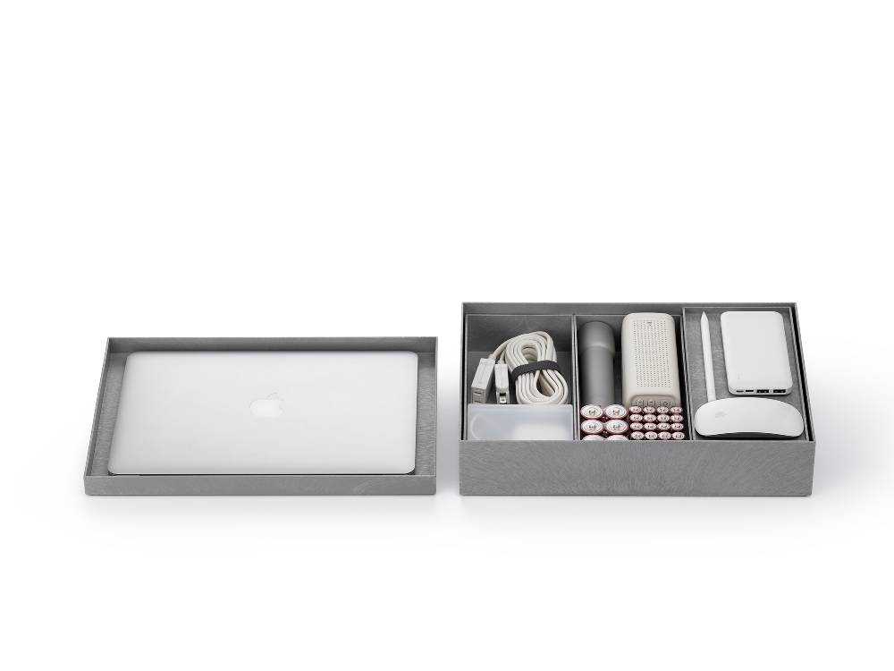 like-itタイディアップボックス浅型5点セット クリア