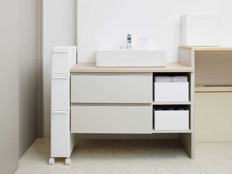 浴室に置かれたタイディアップボックス