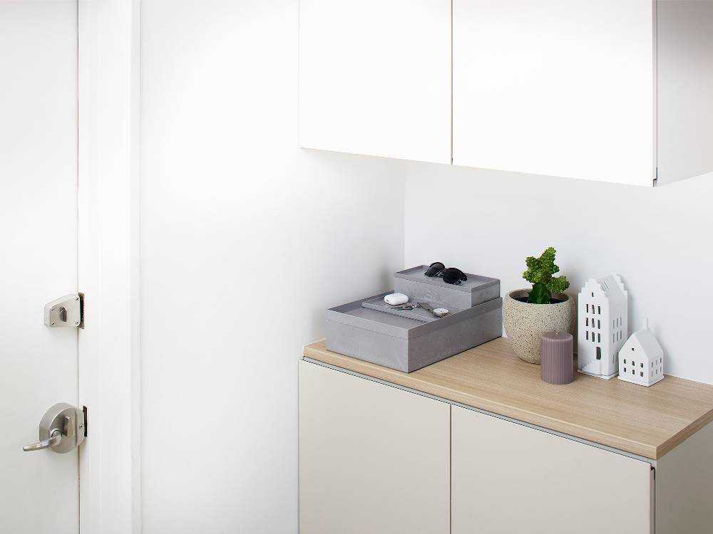 ライクイットのタイディアップボックス各種カラー展示