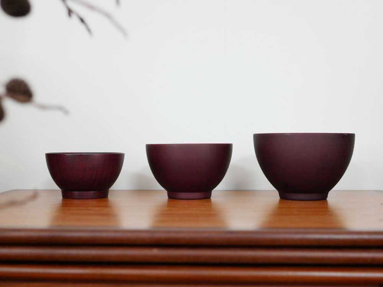 角田清兵衛のブラウンシフォンスープボウル