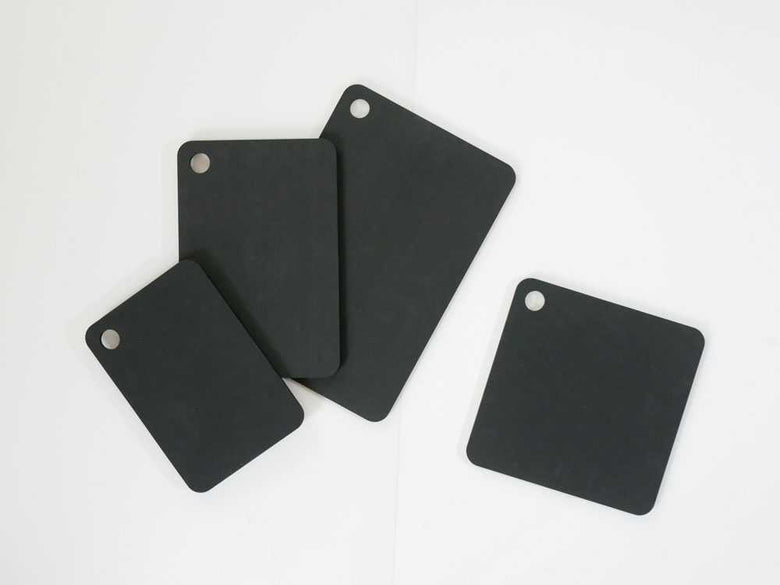 ラバラバのシルバー日本製まな板の画像