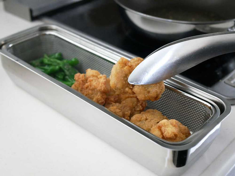 お料理はかどる蓋付き1/2スリム角バット