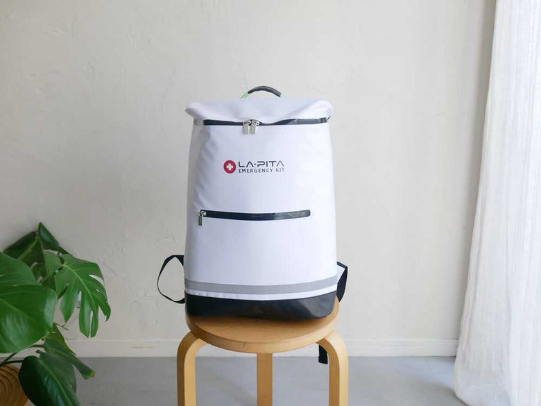 ラピタプレミアムひなたライフ防災セットのパッケージ