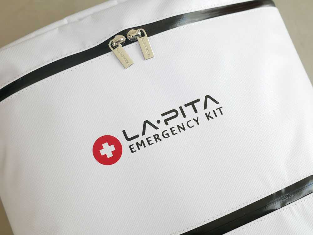 ラピタプレミアムひなたライフオリジナル防災セットのパッケージ