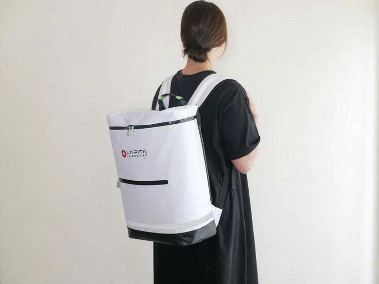 ラピタプレミアムひなたライフ防災セットのパッケージ