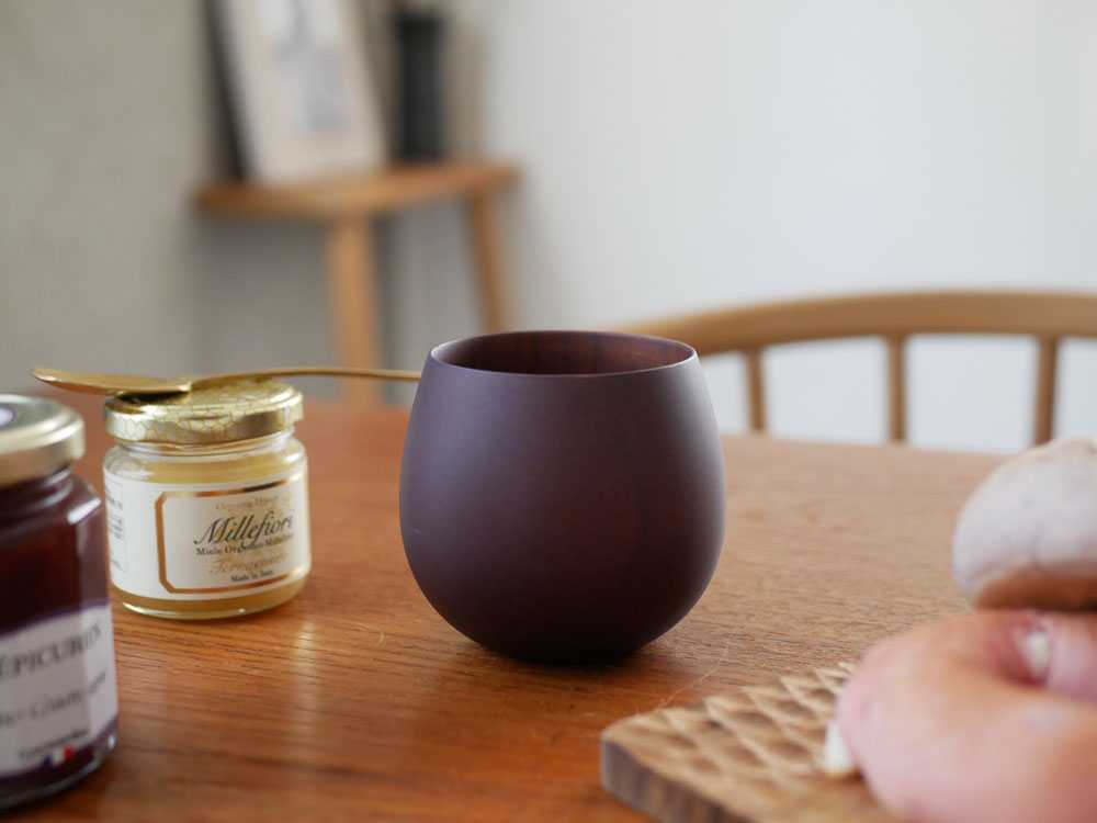 【木の器】食洗機対応 天然木のカップ