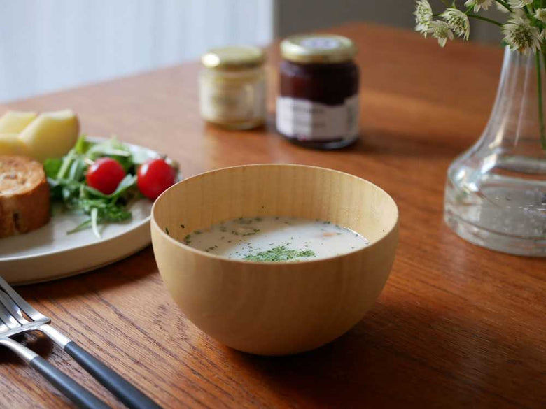 【木の器】食洗機対応 天然木のマルチボール 2個セット