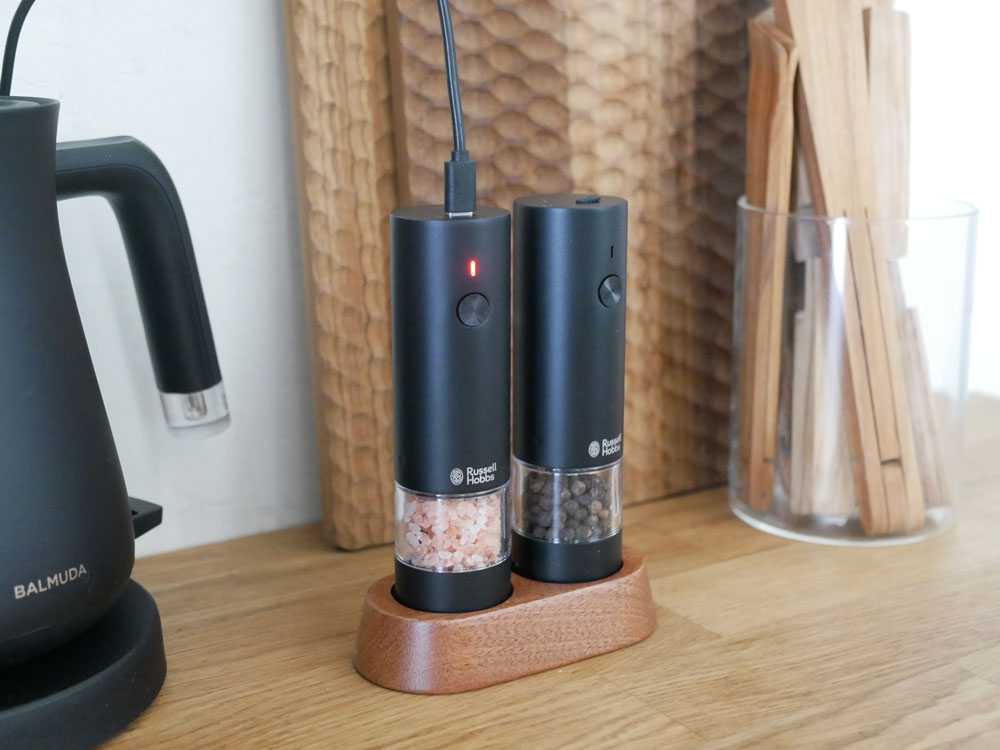 Russell Hobbs/ラッセルホブス】充電式ミルソルト＆ペッパーミニ