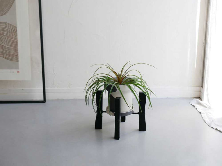 【POSH LIVING/ポッシュリビング】ポットスタンド オールブラック