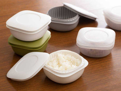 【like-it/ライクイット】蒸気であたためる冷凍ごはん容器