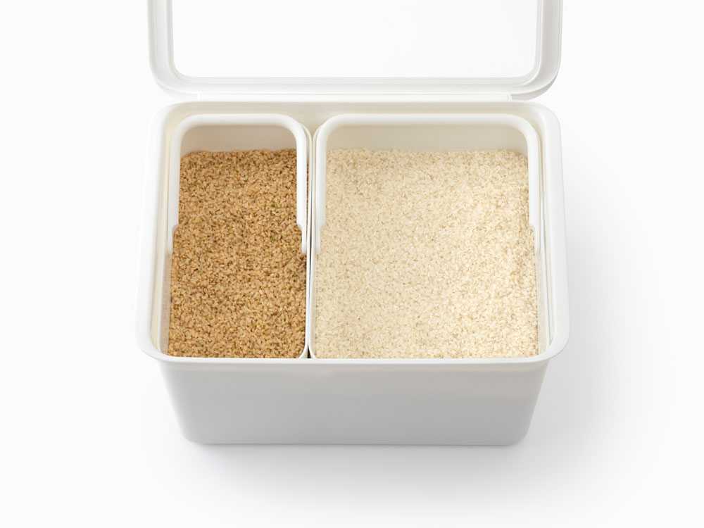 ライクイットのフタ付き米びつとインナーケース