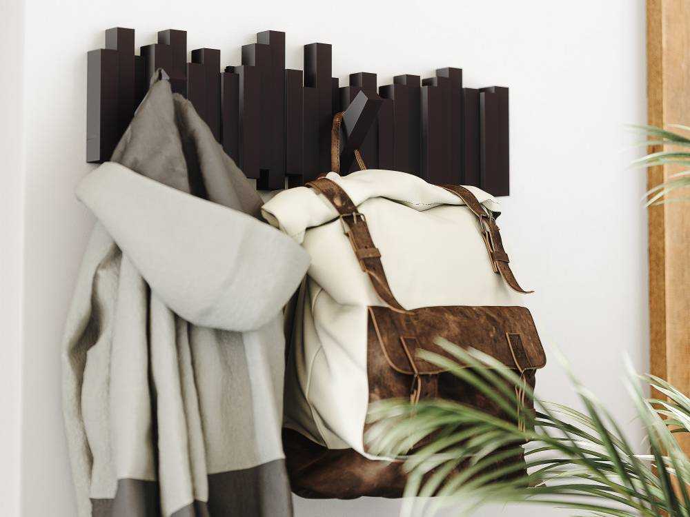 アンブラ スティックマルチフック壁掛け ブラック