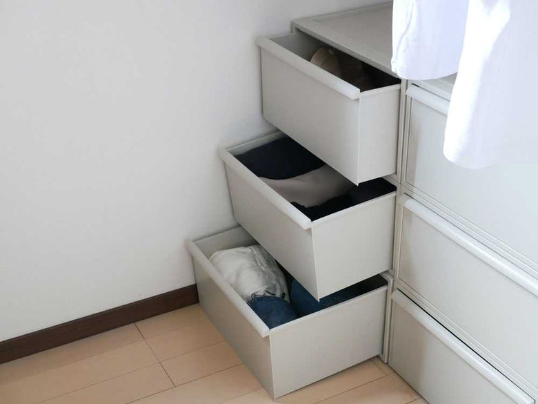 like-itクローゼットシステムワイドの全体図