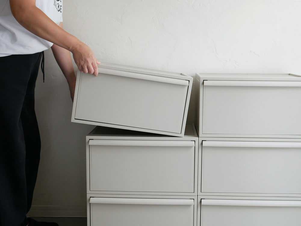 ライクイット クローゼットシステム ワイドの全体図