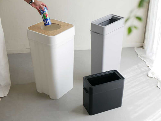 ライクイット製9.5リットル蓋なしプラスチックダストボックス