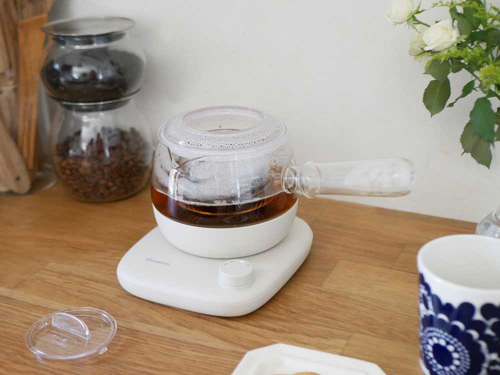 ビタントニオほったらかしガラスケトルKYUSUの本体