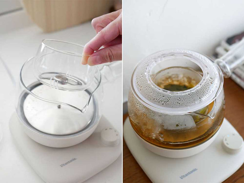 Vitantonioのほったらかしガラスケトル KYUSU