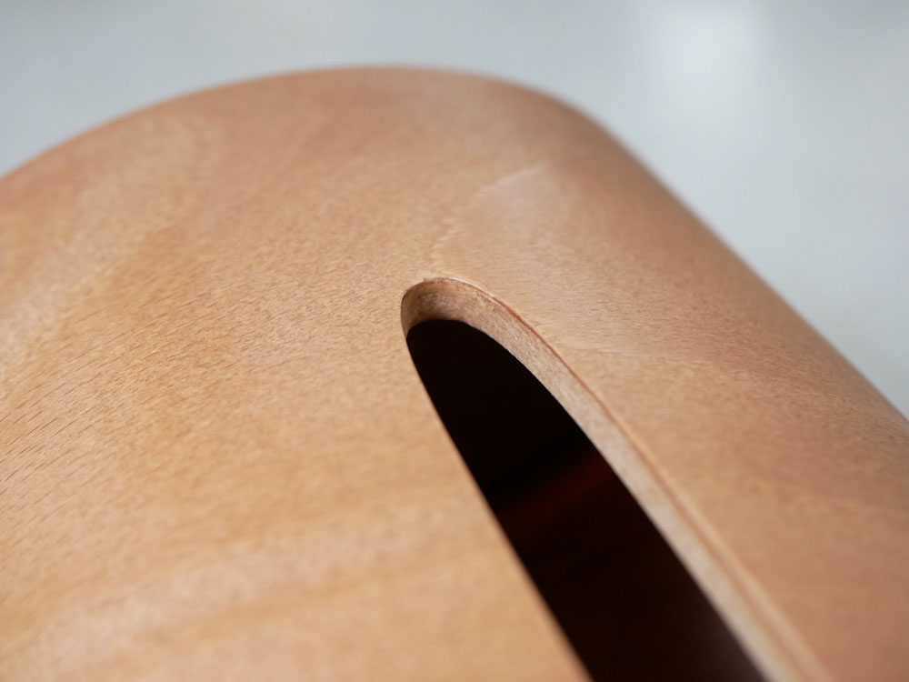 BUNACOの天然木ティッシュボックス、スリムサイズ