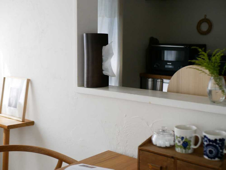 ブナコスリム天然木製ティッシュボックス