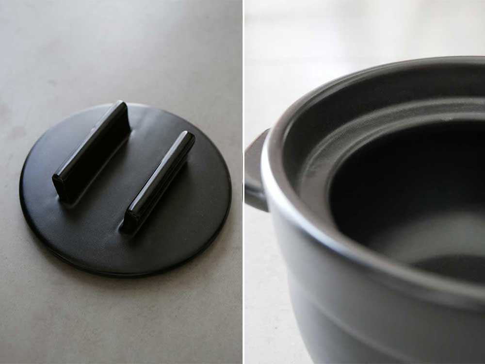 耐熱陶器製のごはんの鍋 3合サイズ