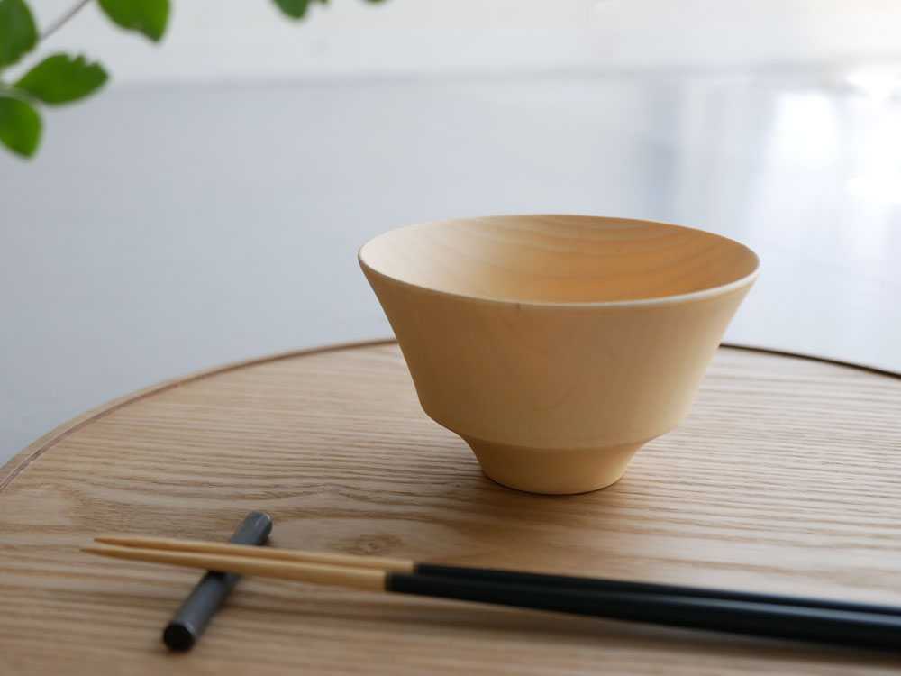 【HinataLife】食洗機対応天然木の汁椀