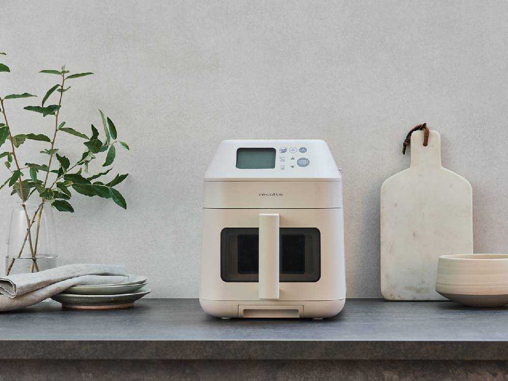 recolteレコルト ハイスチームエアーオーブン クリームホワイト
