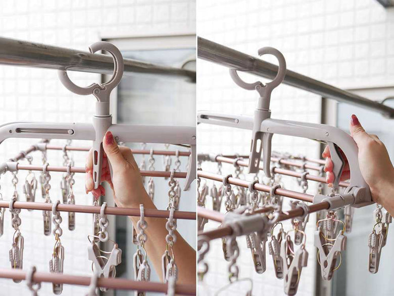 【FUJIEI/フジエイ】の秒速取り込みアルミハンガー