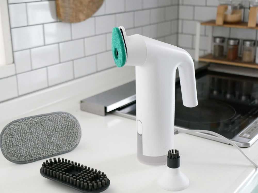 《ノベルティ付》【±０/プラスマイナスゼロ】スチームクリーナー（食器・テーブル・シンク周り用のふきん5枚入）