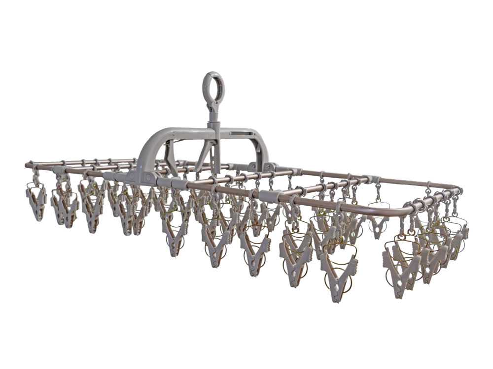 【FUJIEI/フジエイ】秒速取り込みアルミハンガー