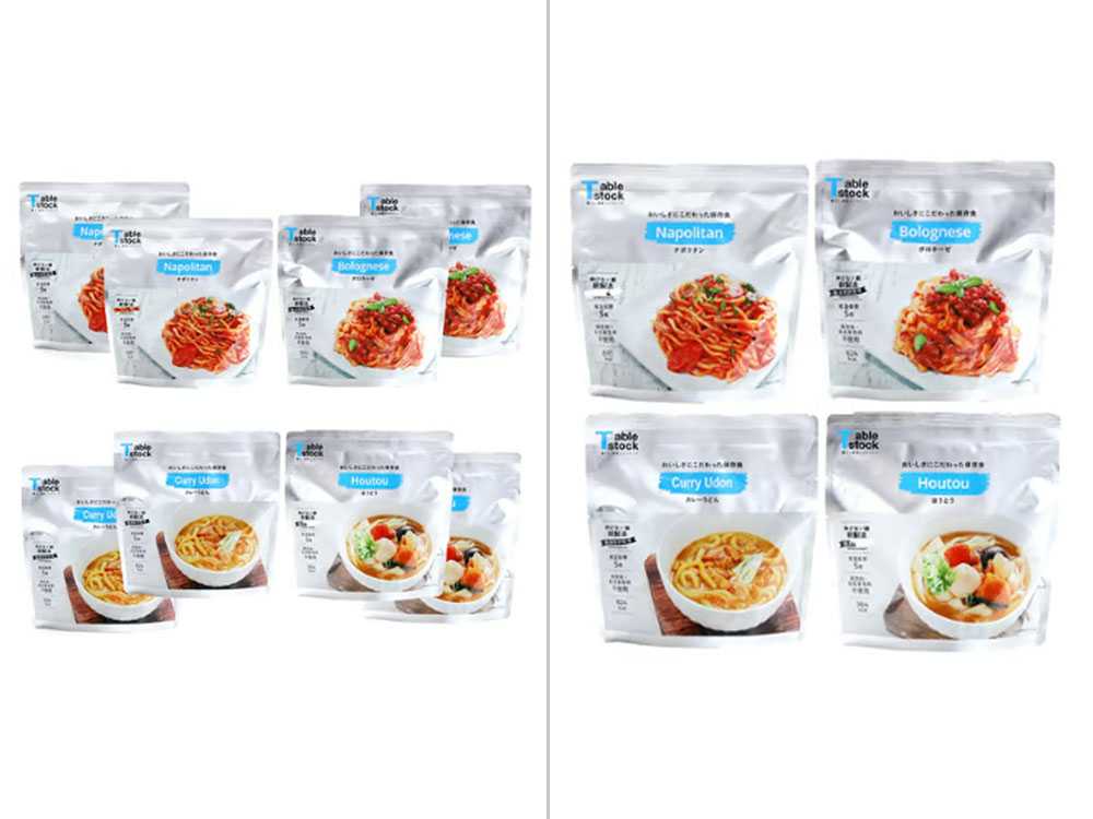 【Table Stock/テーブルストック】 おいしさにこだわった保存食 / 4種×各2PCSの仕様シーン4